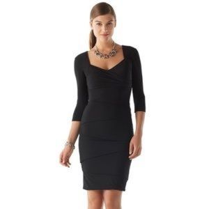 White House black market black dress size 10